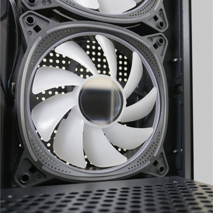 LC-Power LC-715B-ON Midi Tower Gaming Case Noir