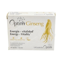 OPTIM LABORATOIRE Ginseng 30 Gélules - Complément Alimentaire