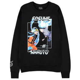DIFUZED - Sweat à capuche Naruto Sasuke Naruto Shippuden - Taille XL - 85% coton, 15% polyester