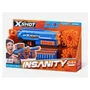 ZURU X-SHOT Manic Lanceur de fléchettes avec 47 fléchettes, portée 30 m, compact et puissant