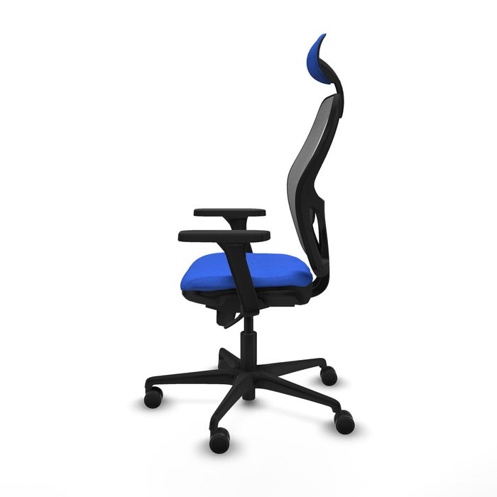 Piqueras y Crespo Chaise de Bureau 3D036N1 avec Appui-tête Bleu Piqueras y Crespo Chaise de Bureau 3D036N1 avec Appui-tête Bleu