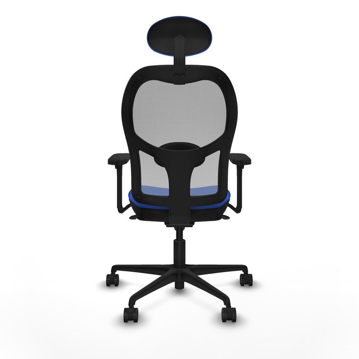 Piqueras y Crespo Chaise de Bureau 3D036N1 avec Appui-tête Bleu Piqueras y Crespo Chaise de Bureau 3D036N1 avec Appui-tête Bleu
