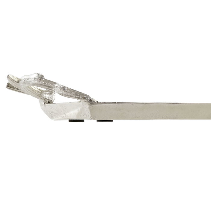 Centre de Table Home ESPRIT Argenté Aluminium 69 X 13 X 5 cm
