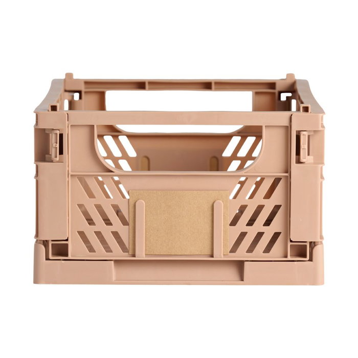 Day Boîte de rangement pliante 33 x 24,5 x 15 cm couleur sable 3,3 L max 10 kg Day Boîte de rangement pliante 33 x 24,5 x 15 cm couleur sable 3,3 L max 10 kg