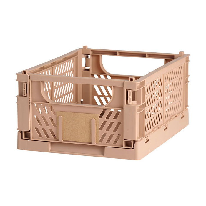 Day Boîte de rangement pliante 33 x 24,5 x 15 cm couleur sable 3,3 L max 10 kg Day Boîte de rangement pliante 33 x 24,5 x 15 cm couleur sable 3,3 L max 10 kg