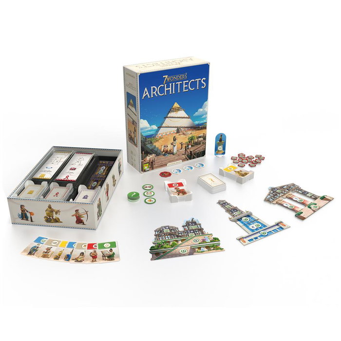 Asmodee - JEU048 - Jeu de société 7 Wonders Architects - Jeu de cartes - À partir de 8 ans - 2 à 7 joueurs - 30 minutes - Version française PEGI 8 Asmodee - JEU048 - Jeu de société 7 Wonders Architects - Jeu de cartes - À partir de 8 ans - 2 à 7 joueurs - 30 minutes - Version française PEGI 8
