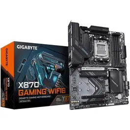 Gigabyte Carte Mère X870 GAMING WIFI6 (AMD AM5) - DDR5 8000MHz, PCIe 5.0, USB 4, Wi-Fi 6, 2.5GbE - Compatible AMD Ryzen 9000