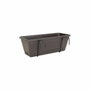 Artevasi Jardinière de balcon Venezia avec réserve d'eau - Gris anthracite
