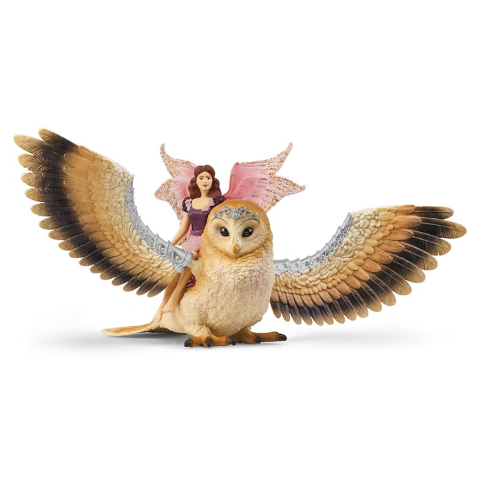 Schleich Elfe sur chouette scintillante V2 Bayala 70789