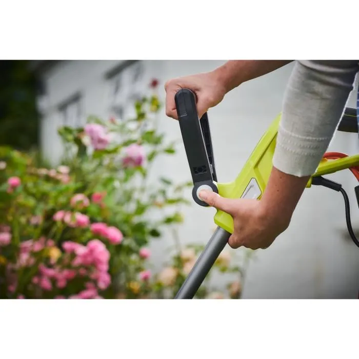 Ryobi Coupe-Bordures Électrique RLT5127PK3 500W avec Tête Inclinable 3 Positions et 3 Bobines de Fil Offerte - Dresse-Bordures Jusqu'à 27 cm
