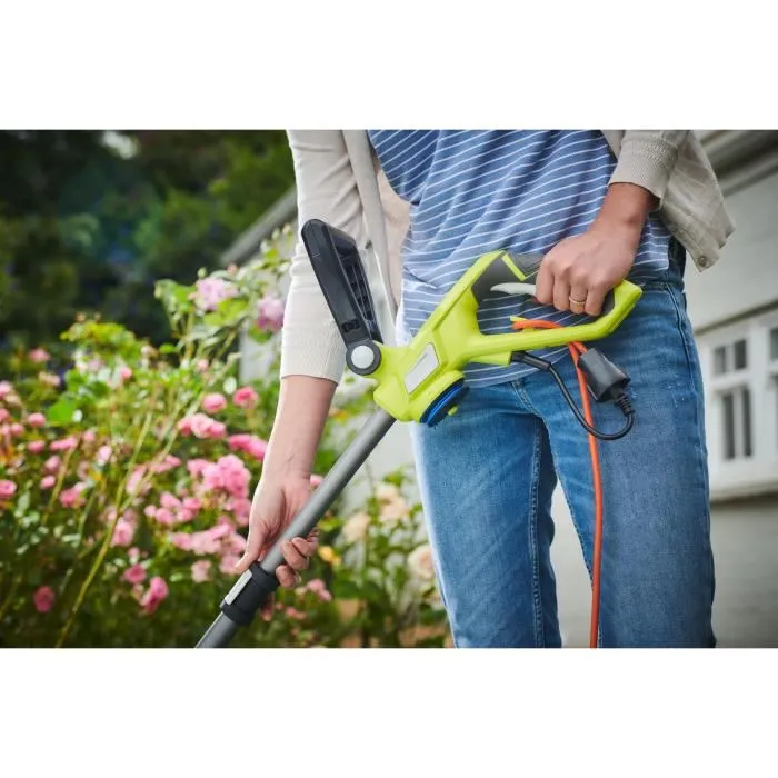 Ryobi Coupe-Bordures Électrique RLT5127PK3 500W avec Tête Inclinable 3 Positions et 3 Bobines de Fil Offerte - Dresse-Bordures Jusqu'à 27 cm