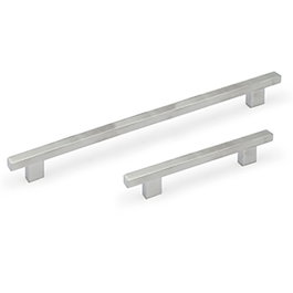 HERRAJES ALK Tirador Nidia barre droite acier inoxydable 448mm