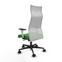 Piqueras y Crespo Chaise de Bureau Albacete Vert et Blanc