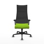 Piqueras y Crespo Chaise de Bureau Albacete XL Pistache et Noir