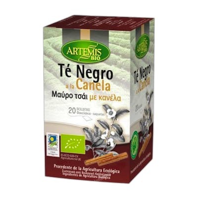 ARTEMIS BIO Thé Noir à la Cannelle, 20 sachets