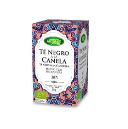 ARTEMIS BIO Thé Noir à la Cannelle, 20 sachets
