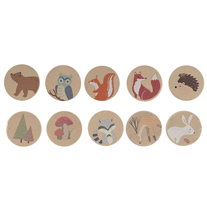 Jeu Memory Home ESPRIT 19 x 6,5 x 4 cm