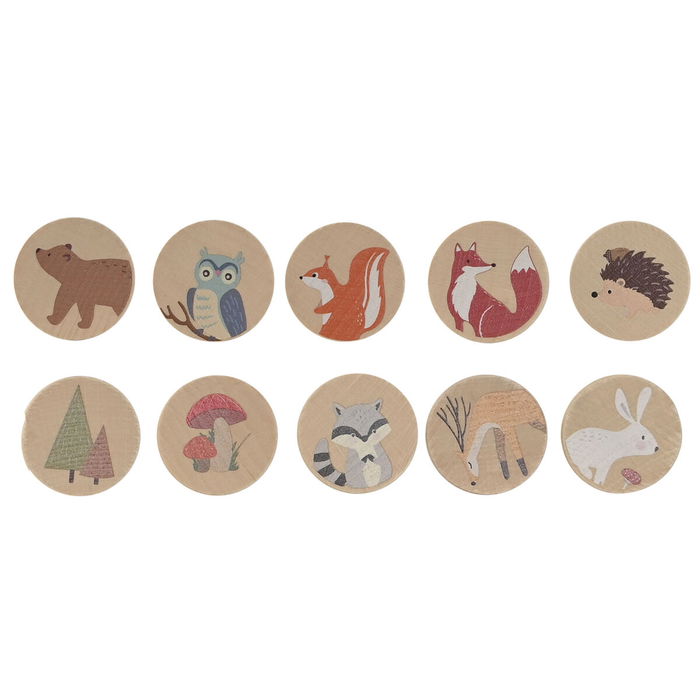 Jeu Memory Home ESPRIT 19 x 6,5 x 4 cm