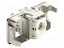 DELOCK Module RJ45 Keystone Cat 6a Argent