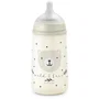 Suavinex Set nouveau-né Night&Day Wild&Free 0-6 mois beige - 4 biberons et sucette SX Pro - Cadeau naissance