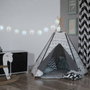 Home Deco Light Guirlande Lumineuse 10 LED Bleu/Argent