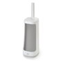 Joseph Joseph Flex Plus Brosse de Toilettes avec Support de Rangement Gris Clair
