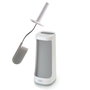 Joseph Joseph Flex Plus Brosse de Toilettes avec Support de Rangement Gris Clair