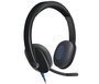 Logitech Casque audio USB H540 pour PC/Mac avec microphone anti-bruit et commandes sur l'écouteau - Confort réglable avec oreillettes rembourrées
