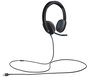 Logitech Casque audio USB H540 pour PC/Mac avec microphone anti-bruit et commandes sur l'écouteau - Confort réglable avec oreillettes rembourrées