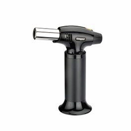 Silver Match Chalumeau de Cuisine Professionnel Noir