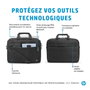 HP Sacoche pour Ordinateur Portable Professional 14,1 Pouces, Sacoche de Transport Écologique, avec Poche RFID et Compatible Traqueur Bluetooth, Noir