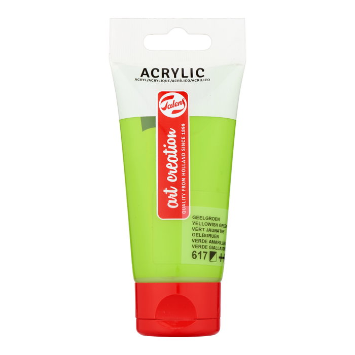Talens Art Creation Peinture Acrylique Vert Jaunâtre 617, 75 ml Talens Art Creation Peinture Acrylique Vert Jaunâtre 617, 75 ml