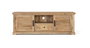 GINER Y COLOMER Console TV en bois de manguier massif - 2 portes, 1 tiroir - Dimensions : 170x60x40 cm - Teinté naturel
