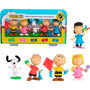 JUST PLAY Set de 5 Figurines Peanuts Snoopy - Charlie Brown, Sally, Lucy, Linus - Multilingue - Dès 3 Ans