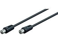 MicroConnect Câble coaxial M-F 5m Noir 75 Ohm