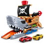 Jugatoys Pista Barco Pirata Tiburón avec 2 voitures Die-Cast