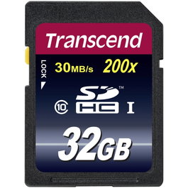 Transcend Carte SDHC 32 Go Class 10 TS32GSDHC10