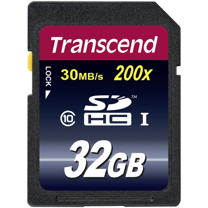 Transcend Carte SDHC 32 Go Class 10 TS32GSDHC10 Transcend Carte SDHC 32 Go Class 10 TS32GSDHC10