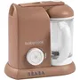 Beaba Babycook Solo - Robot culinaire bébé 4 en 1 : mixeur, cuiseur vapeur (15 min), bol XL 1100 ml, commande unique, conservation des vitamines