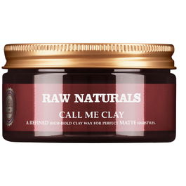 Raw Naturals Call Me Clay Argile coiffante pour Hommes Effet Tenue 7/10 Taille 100 ml