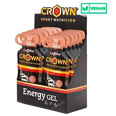 CROWN SPORT NUTRITION Energy Gel Cola + Caféine 12 x 40g CROWN SPORT NUTRITION Energy Gel Cola + Caféine 12 x 40g