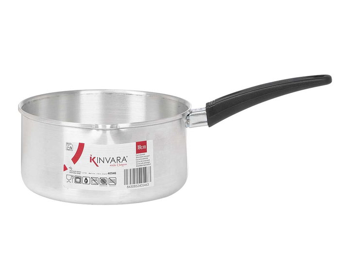 KINVARA Cazo en aluminium 18cm, Plata, 2 L