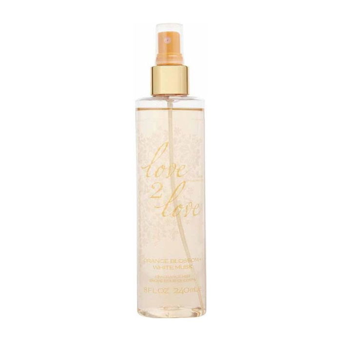 Love 2 Love Spray Corporel Parfum Femme Fleur d'Oranger et Musc Blanc - Soin du Corps 240 ml Love 2 Love Spray Corporel Parfum Femme Fleur d'Oranger et Musc Blanc - Soin du Corps 240 ml