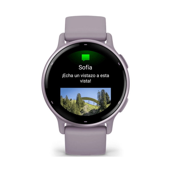 Garmin Vivoactive 5 Montre connectée GPS - Orchidée métallique