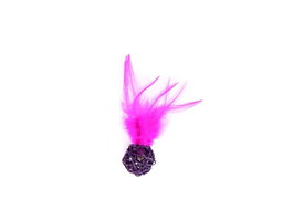 Freedog Jouet Cascabel avec Plumeau Rose 10 x 3,8cm