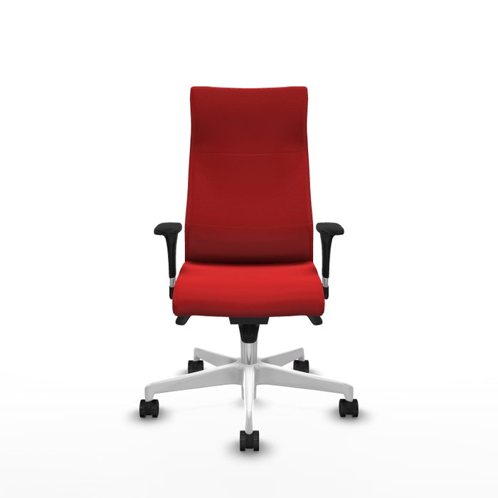 Piqueras Y Crespo Fauteuil de bureau Albacete, Similiel Rouge, Mécanisme Synchrone
