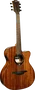 LAG Guitare Acoustique Auditorium Cutaway A/E Tramontane 98 Acajou