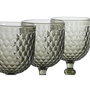 Set de Verres Home ESPRIT Gris Verre 325 ml (6 Unités)