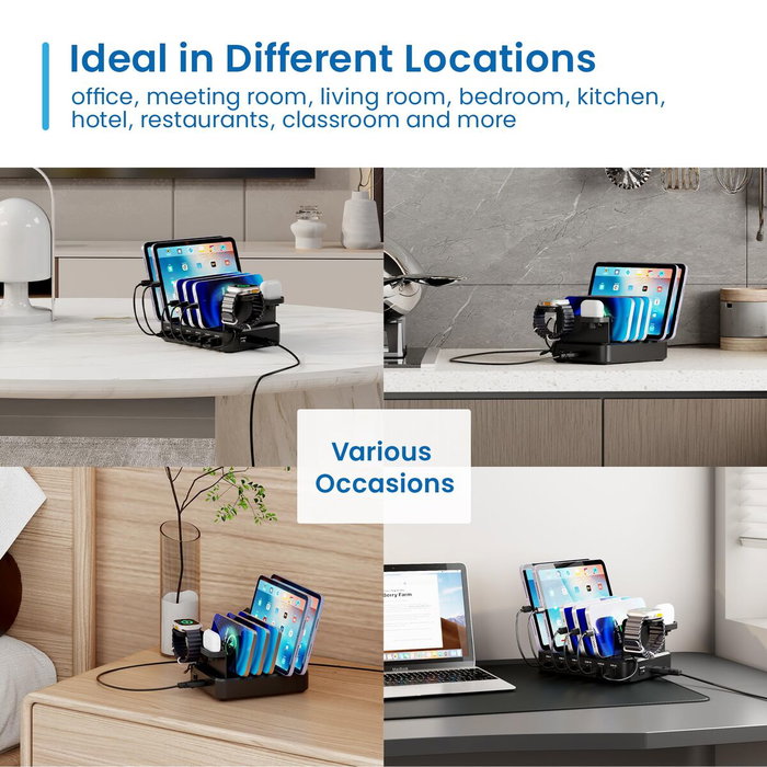 Ewent EW1335 Station de Charge 130 W 6 en 1 Ewent EW1335 Station de Charge 130 W 6 en 1