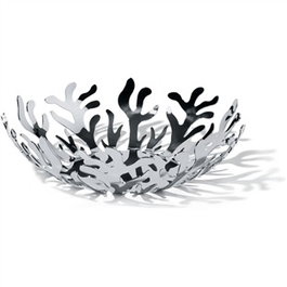 Alessi ESI01/29 - Corbeille à fruits 'Mediterraneo' en acier inoxydable 18/10 - Design Emma Silvestris - Diamètre 29 cm